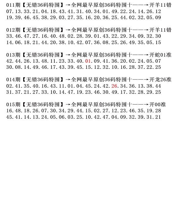 015期36码特围[图]