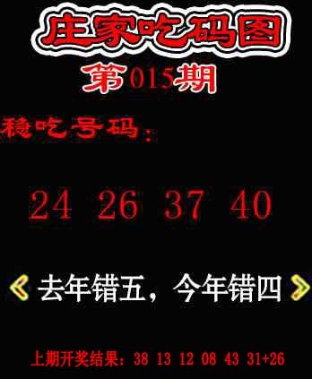 015期庄家吃码图[图]