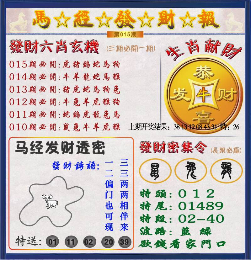 015期发财报[图]