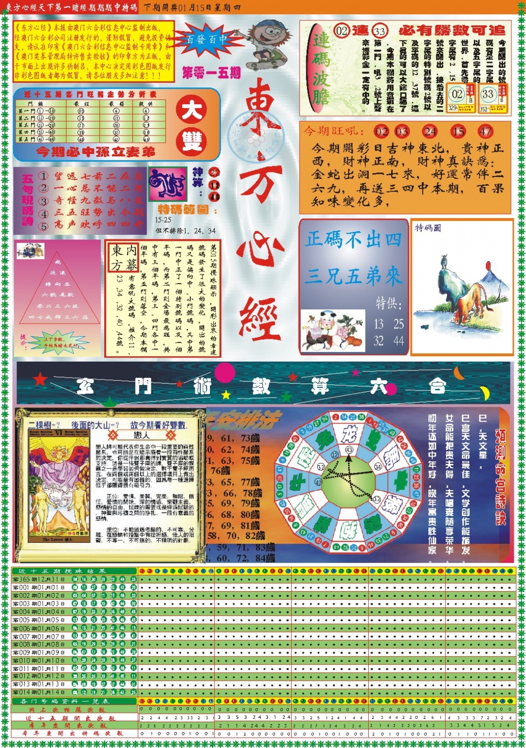 015期东方心经A[图]