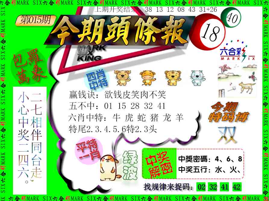 015期今期头条报[图]