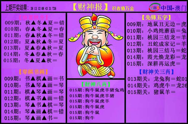 015期紫财神[图]