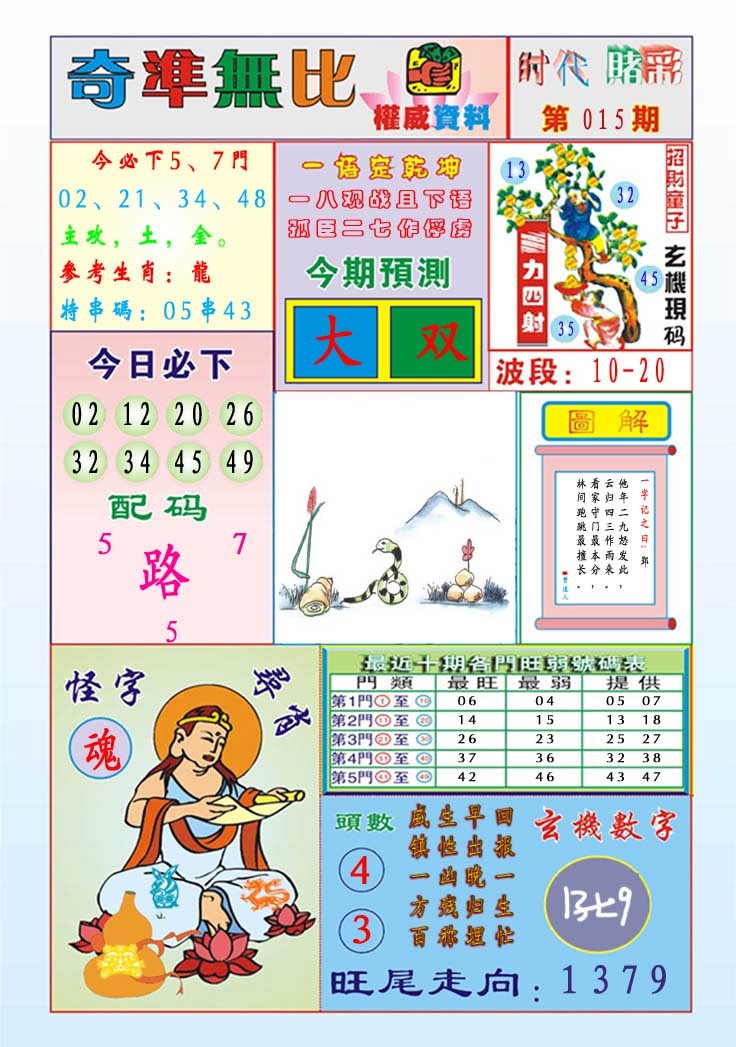 015期奇准无比[图]