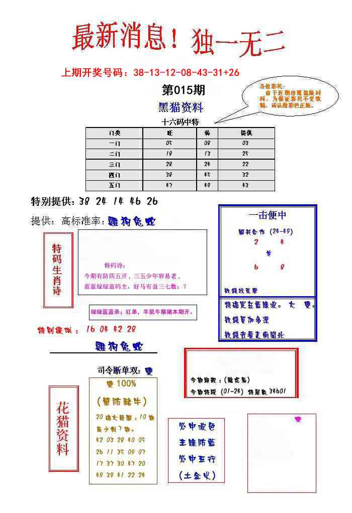 015期独一无二[图]