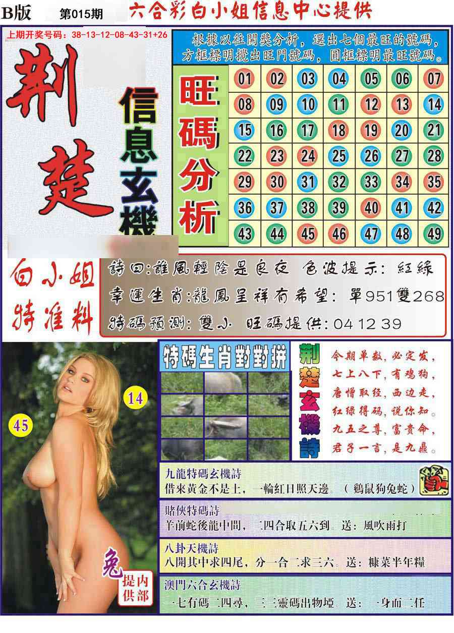 015期荆楚信息玄机B[图]
