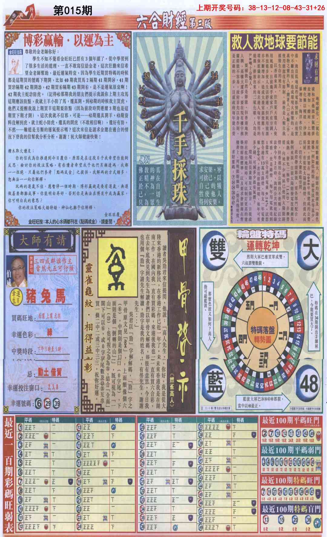 015期六合财经C加大版[图]