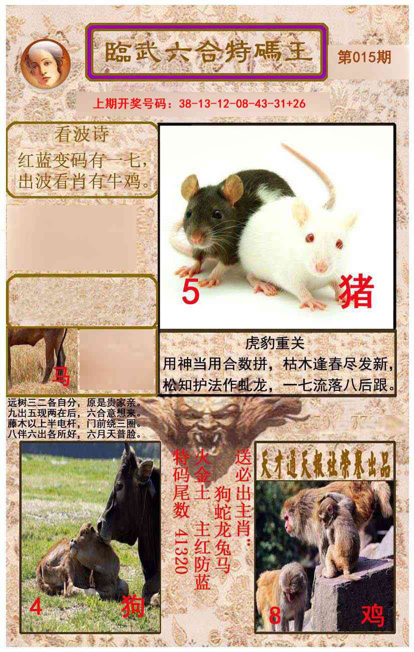 015期临武六合特码王[图]