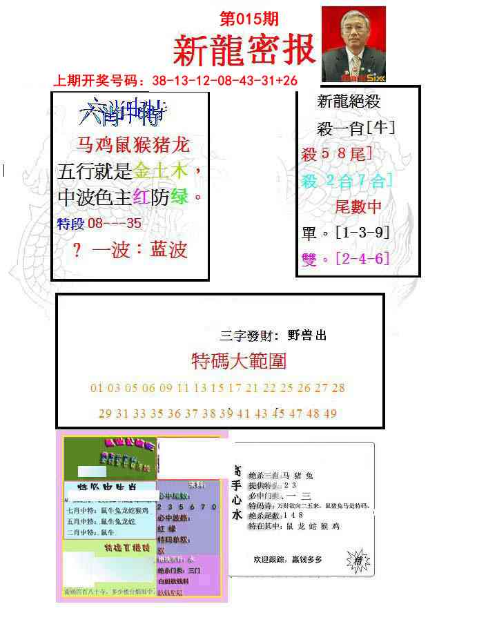 015期新龙密报[图]