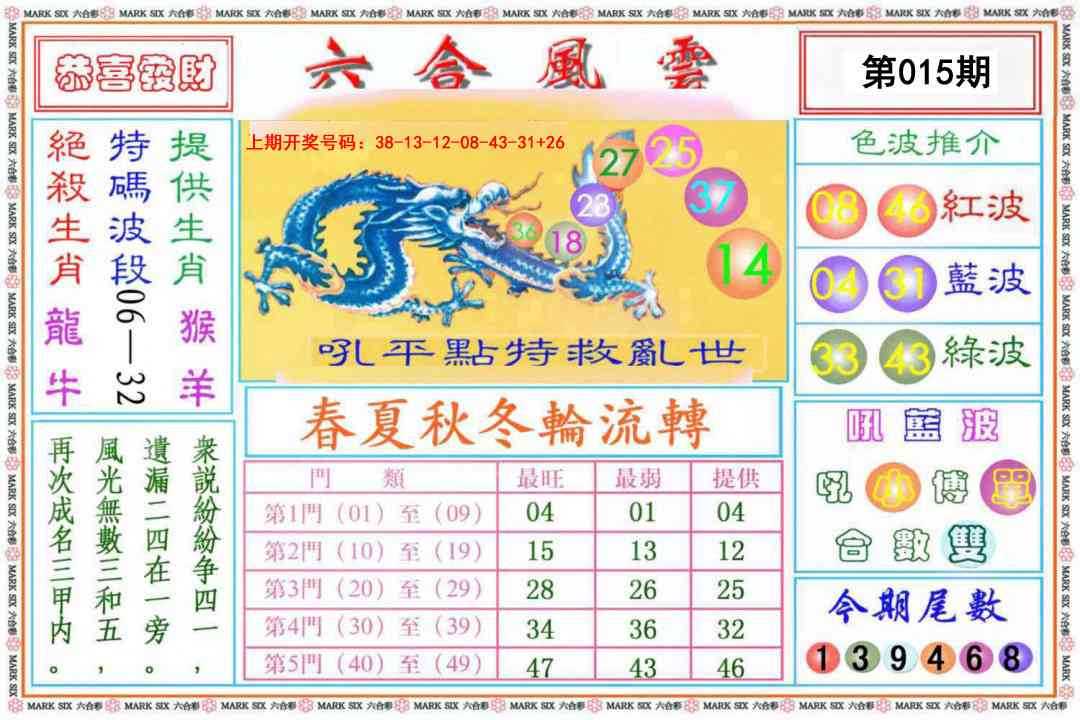 015期六合风云《另版》[图]