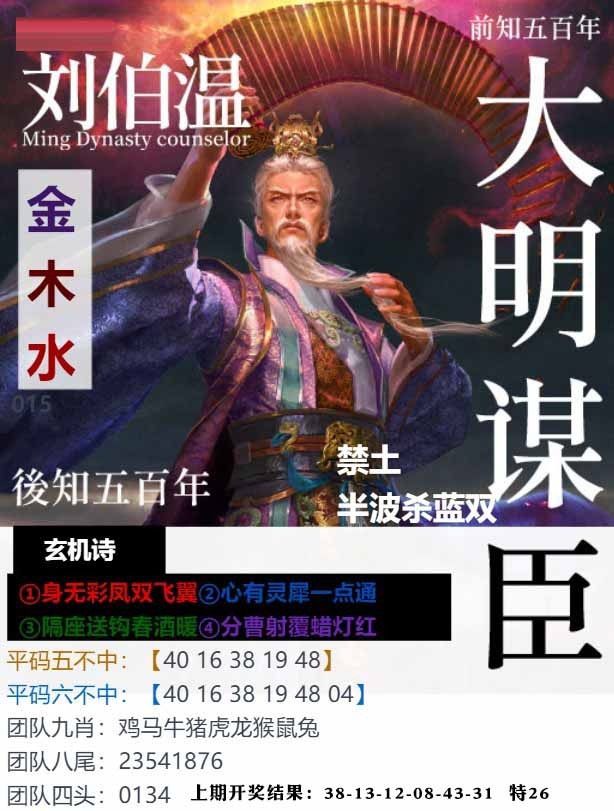 015期大明谋臣[图]