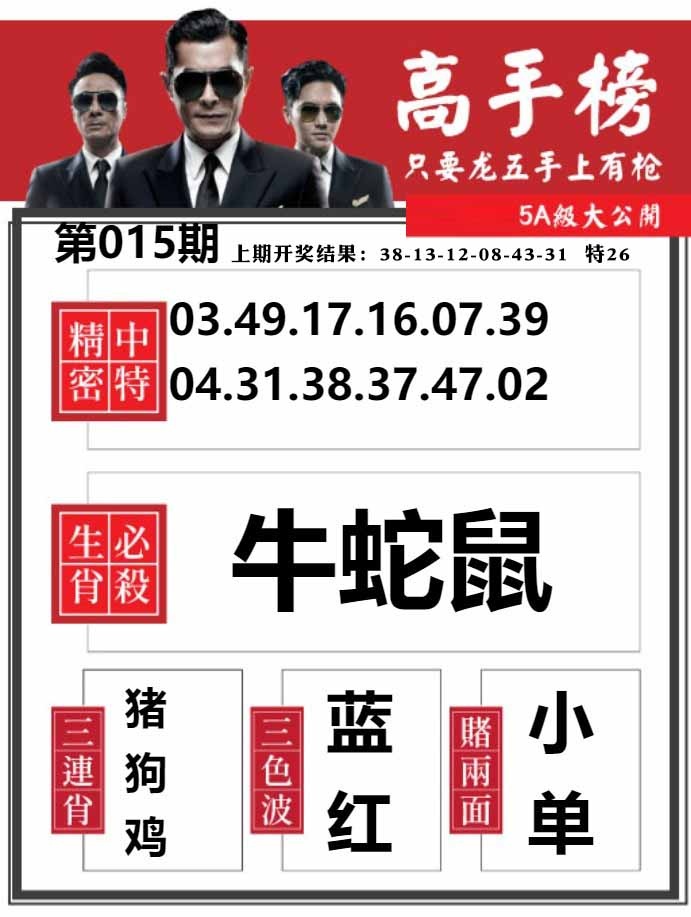 015期金牛高手榜[图]